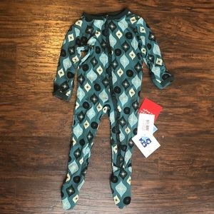 Kickee Pants Footie w/ Zipper and Mittens